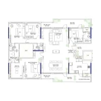 Mont Vert Arion Balewadi 4 BHK Floorplan