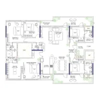 Mont Vert Arion Balewadi 5 BHK Floorplan